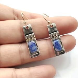 Beautiful boho earthtone dangle earrings